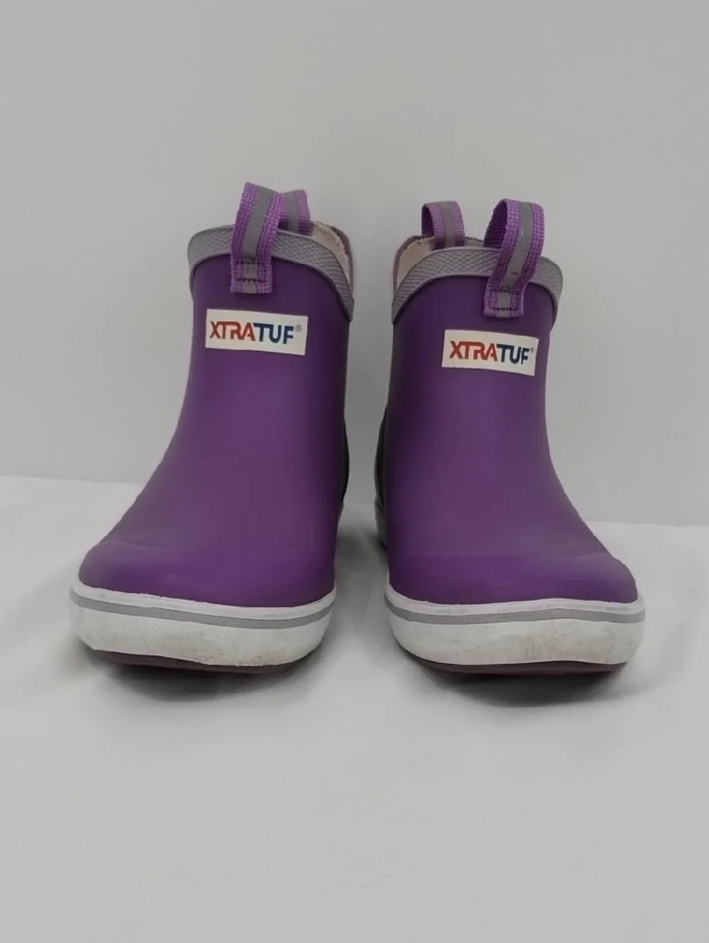 Xtratuf Girls Purple Waterproof Ankle Rain Boots